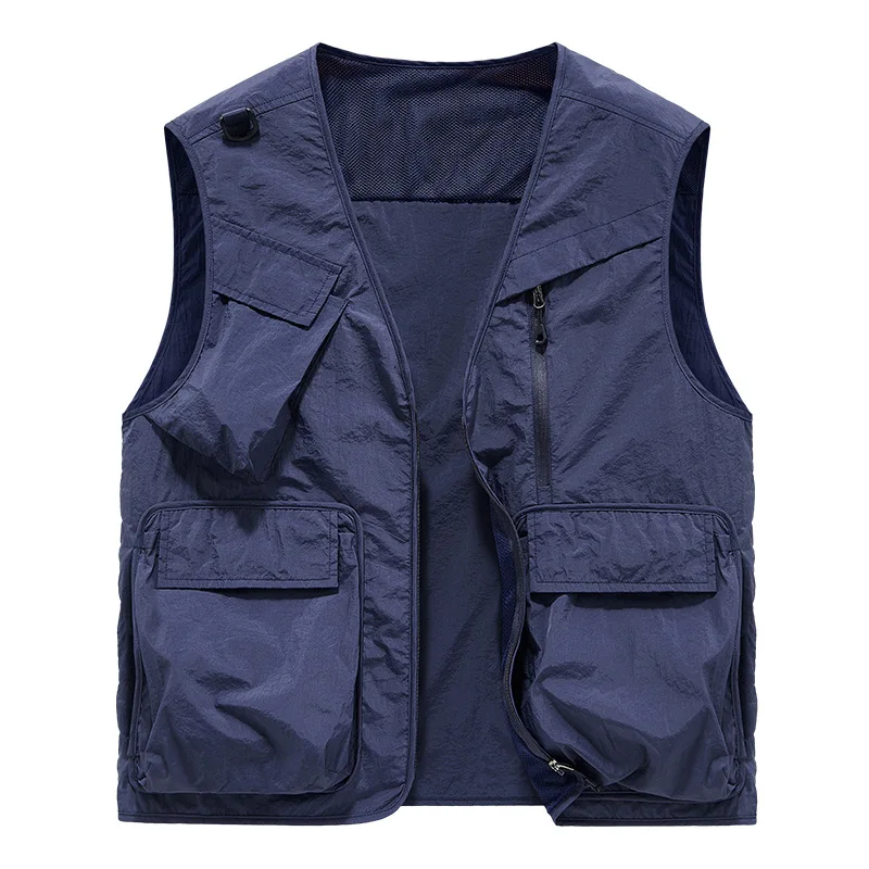 Photography Vest - Men Large Size Summer Vest, Thin