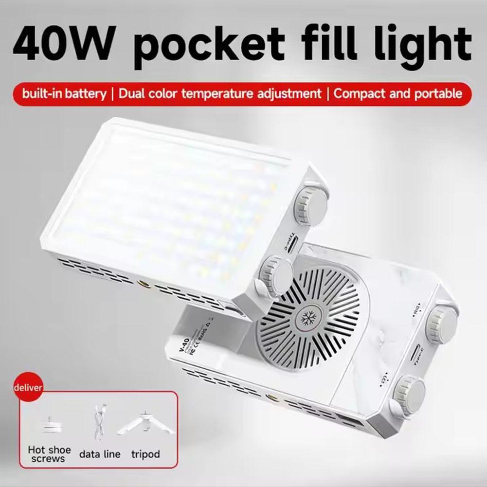 Photography Videos Free - Customizable 40W LED Camera Light 2500K-9000K
