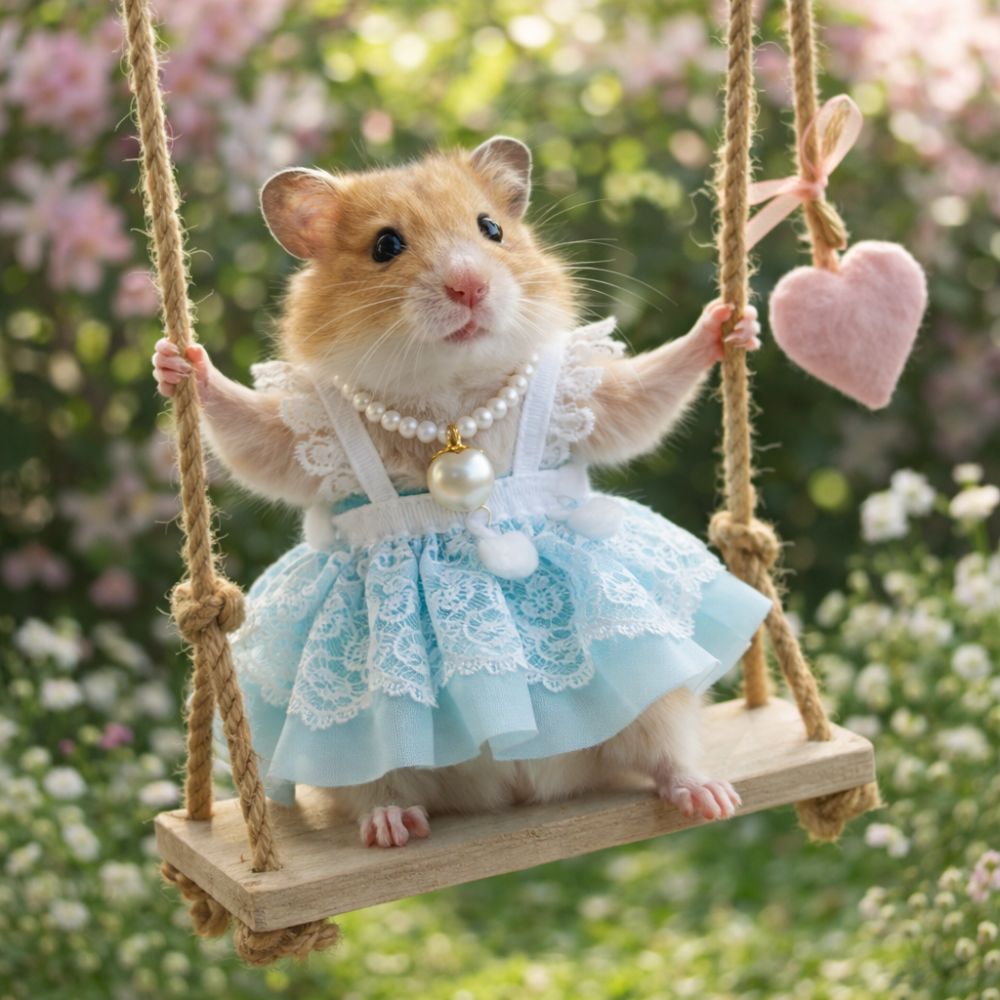 Photography Vest - Beautiful Hamster Lace Skirt with Pearl