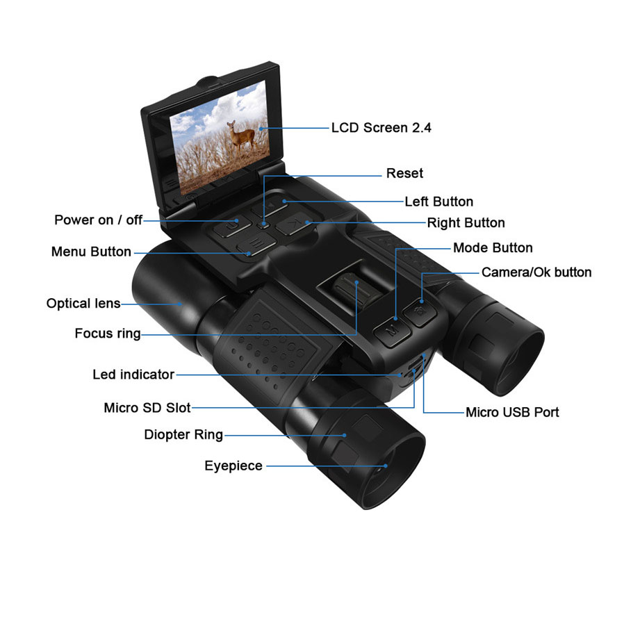 Photography Videos Free - 12X32 Outdoor 2.5K Digital Photography Video