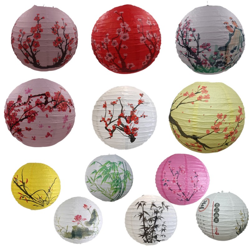 Photography Year - 30cm Printed Paper Chinese Style Lantern