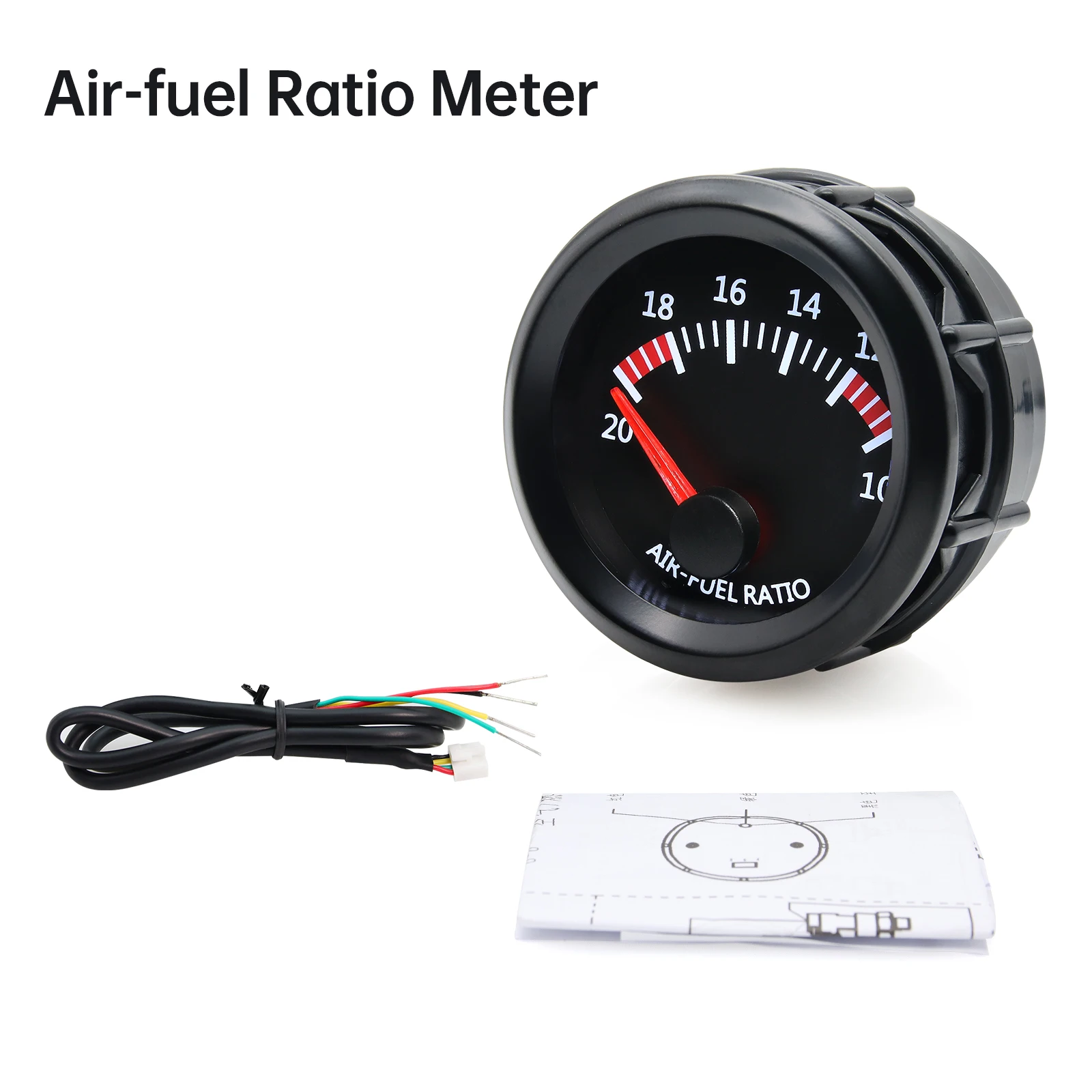 52mm 12V Car Oil Pressure Gaug - đánh giá và giá Light Meter Incident