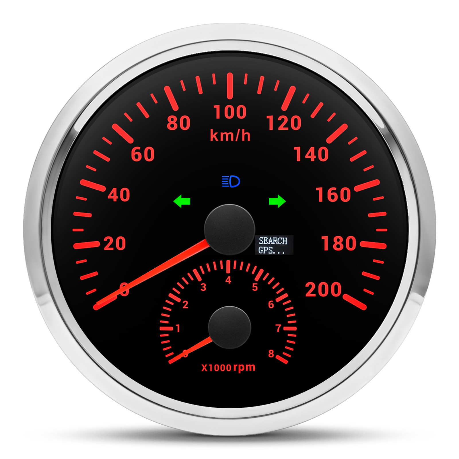 110mm Auto Speedometer Tachome - đánh giá và giá Light Meter Incident