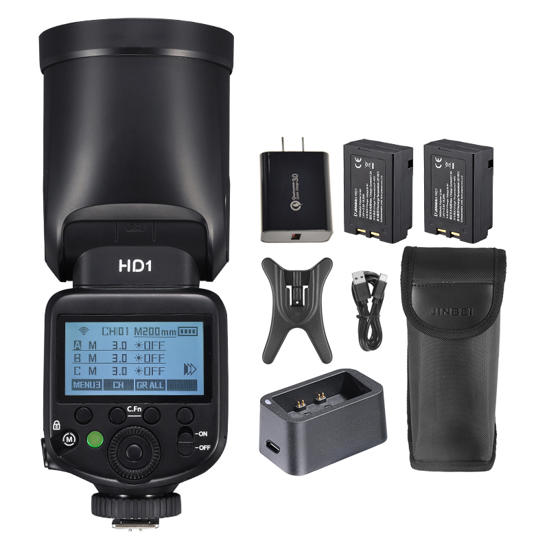 JINBEI HD-1Round-head HSS Spee - đánh giá và giá Photography Hd