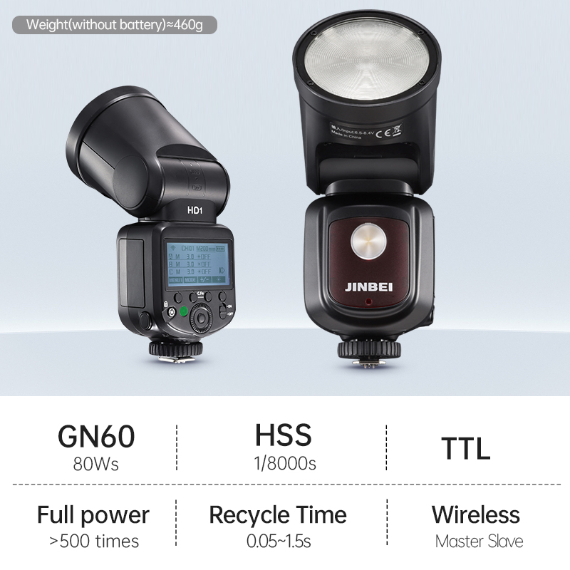 JINBEI HD-1Round-head HSS Spee - đánh giá và giá Photography Hd