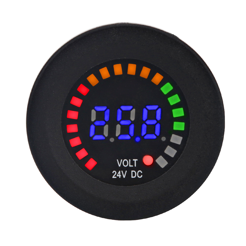 24V 12V DC Voltmeter Color LED - đánh giá và giá Light Meter Incident