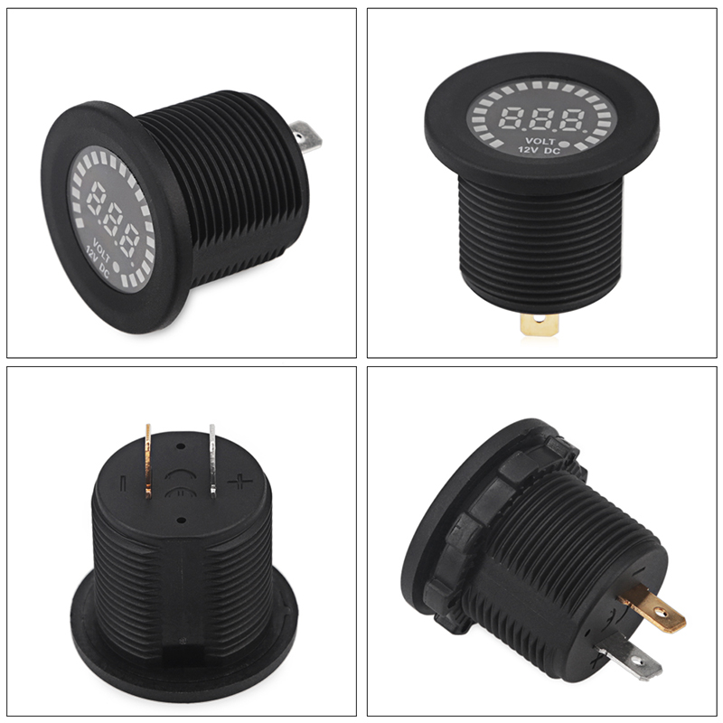 24V 12V DC Voltmeter Color LED - đánh giá và giá Light Meter Incident