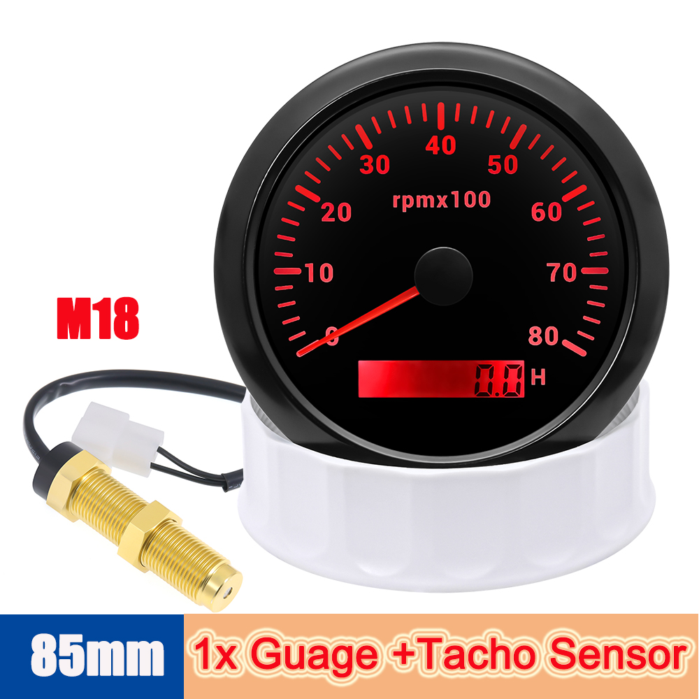Round Auto RPM Tachometer 8000 - đánh giá và giá Light Meter Incident