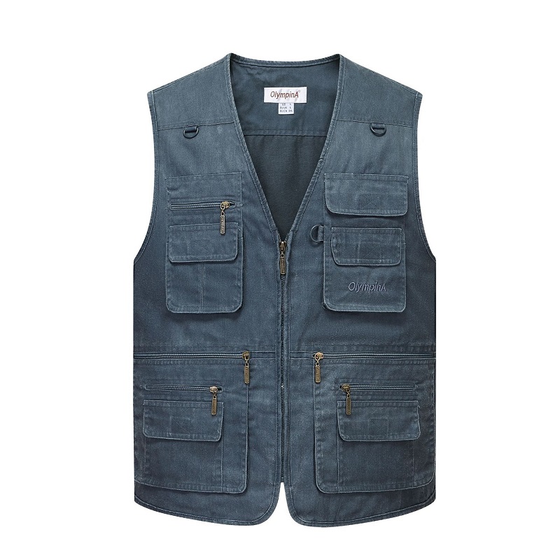 Multi Pocket Men's Vest Zipper - đánh giá và giá Photography Vest
