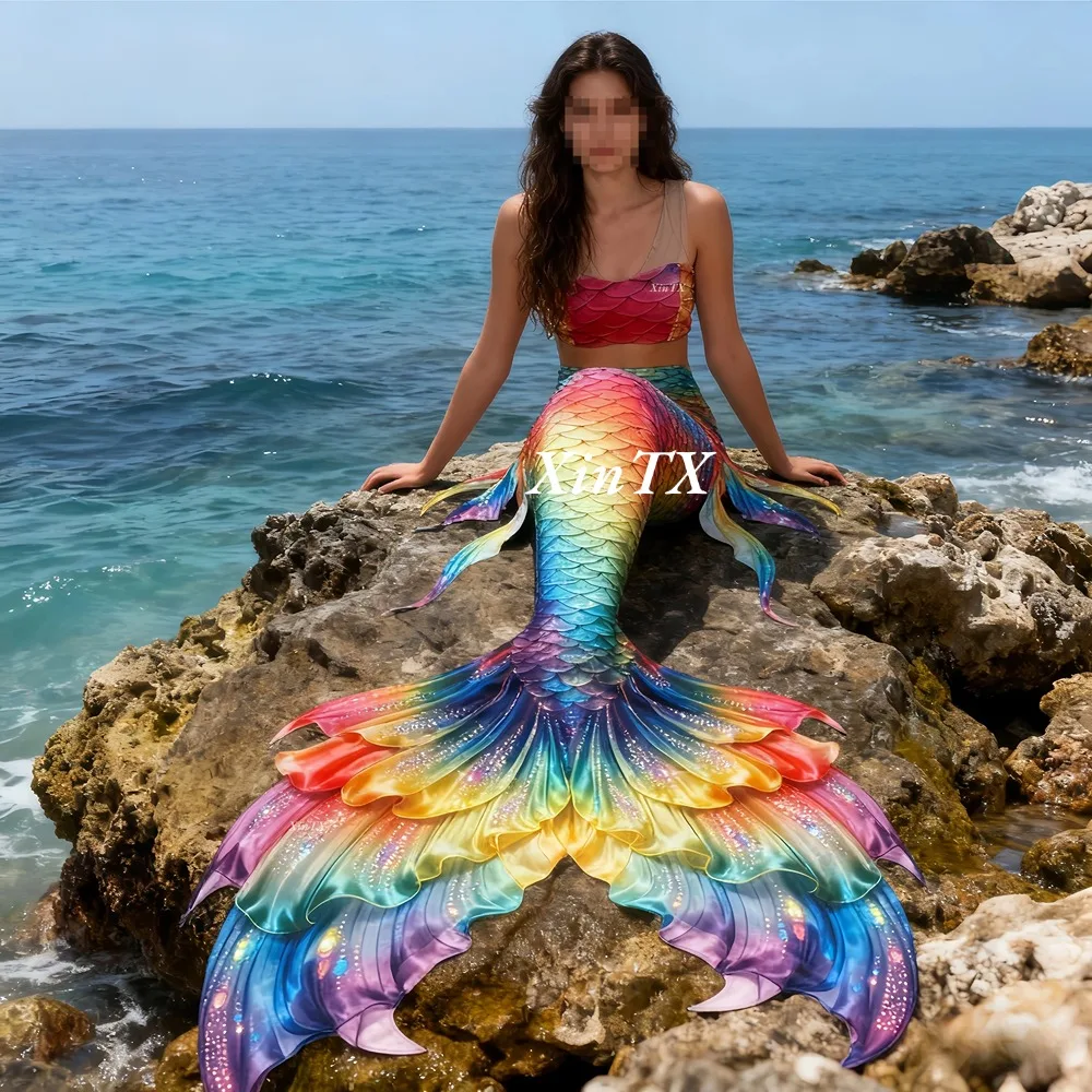 Mermaid tail rainbow-colored l - đánh giá và giá Photography Hd