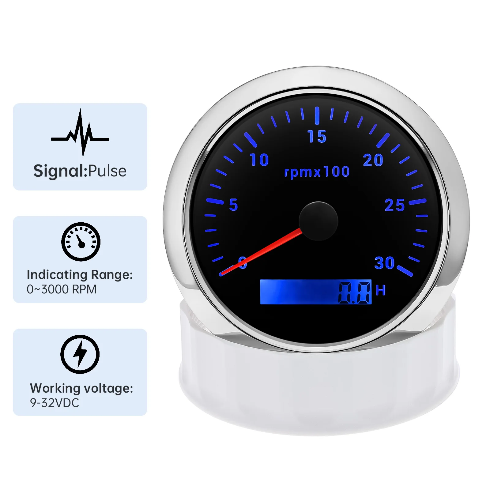 85MM Tachometer with LCD Hour  - đánh giá và giá Light Meter Incident