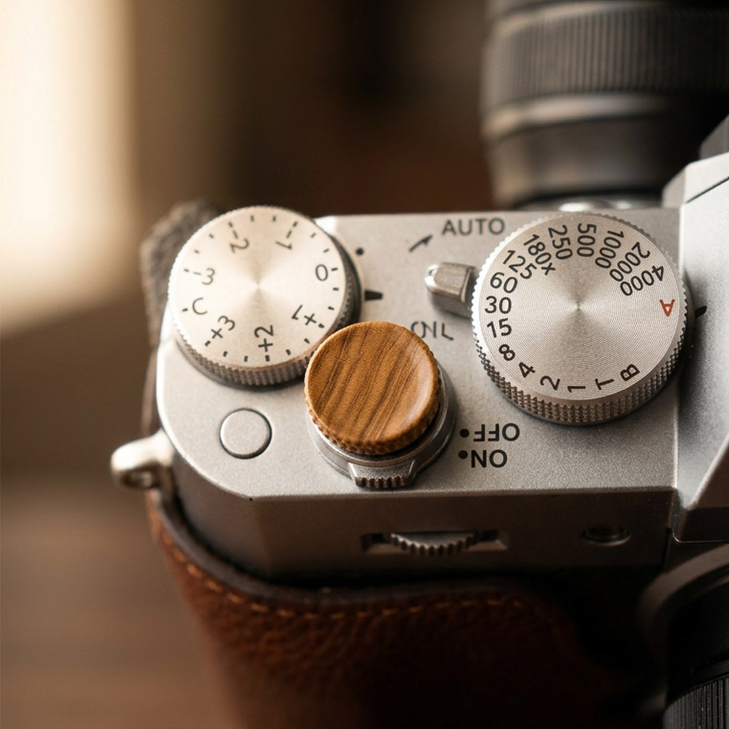 Premium Wood Shutter Button fo - đánh giá và giá Fujifilm Camera X-T5