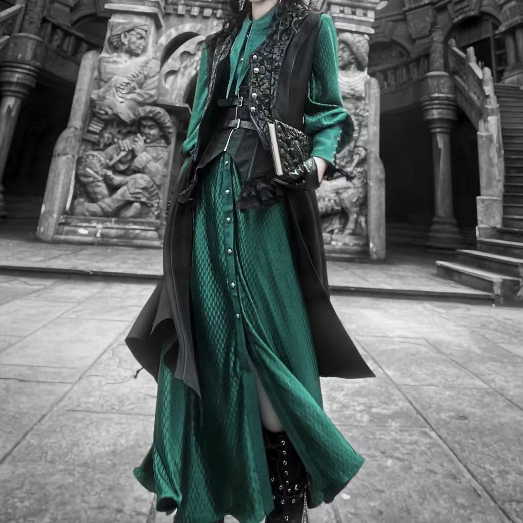 Dark Black Gothic Style Lolita - đánh giá và giá Photography Vest