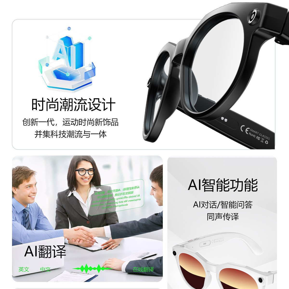 Glasses W611 Multifunctional V - đánh giá và giá Photography Translate