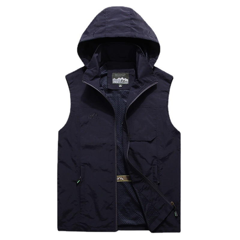 Men Outdoor Hooded Detachable  - đánh giá và giá Photography Vest