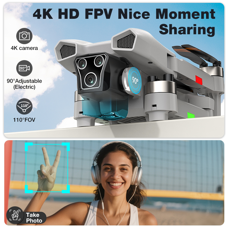 NEW Hot L017 Pro Drone Brushle - đánh giá và giá Photography Hd