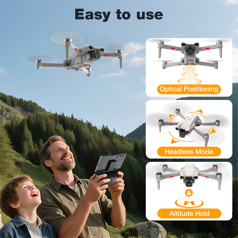 NEW Hot L017 Pro Drone Brushle - đánh giá và giá Photography Hd